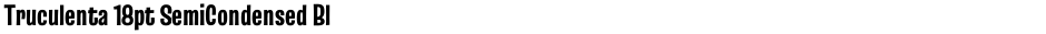 Truculenta 18pt SemiCondensed BlackDemo