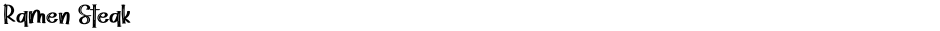 Ramen SteakDemo