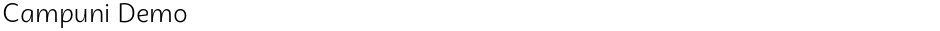 Campuni DemoDemo