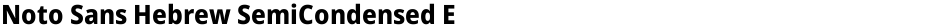 Noto Sans Hebrew SemiCondensed ExtraBoldDemo
