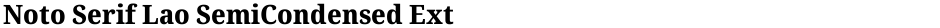 Noto Serif Lao SemiCondensed ExtraBoldDemo