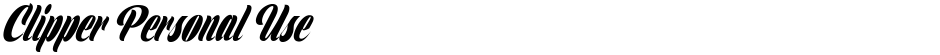 Clipper Personal UseDemo