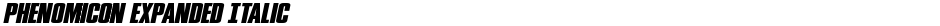 Phenomicon Expanded ItalicDemo