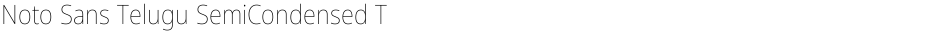 Noto Sans Telugu SemiCondensed ThinDemo