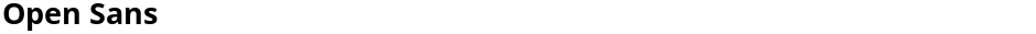 Open SansDemo