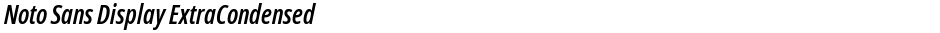 Noto Sans Display ExtraCondensed SemiBoldDemo