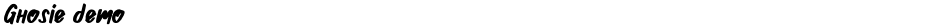 Ghosie demoDemo