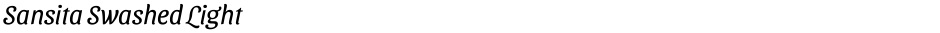 Sansita Swashed LightDemo