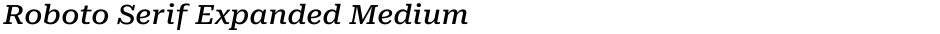 Roboto Serif Expanded MediumDemo