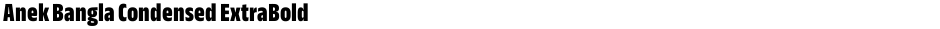 Anek Bangla Condensed ExtraBoldDemo