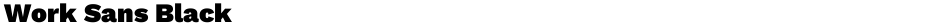 Work Sans BlackDemo