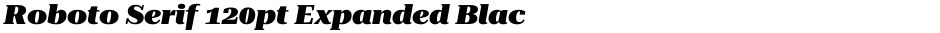 Roboto Serif 120pt Expanded BlackDemo