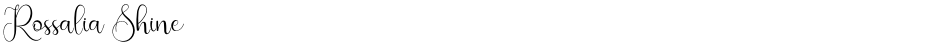Rossalia ShineDemo