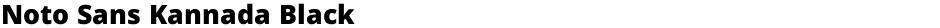 Noto Sans Kannada BlackDemo