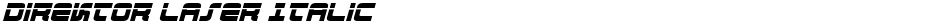 Direktor Laser ItalicDemo