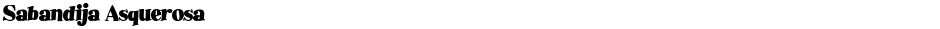 Sabandija AsquerosaDemo
