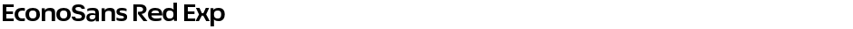 EconoSans Red ExpDemo