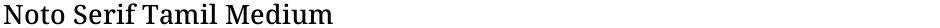 Noto Serif Tamil MediumDemo
