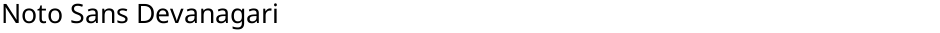 Noto Sans DevanagariDemo