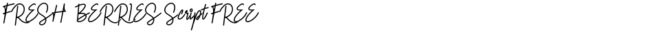 FRESH  BERRIES Script FREEDemo