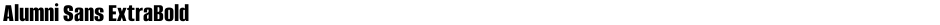 Alumni Sans ExtraBoldDemo
