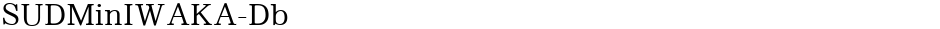 SUDMinIWAKA-DbDemo