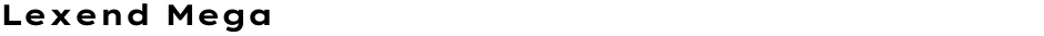 Lexend MegaDemo
