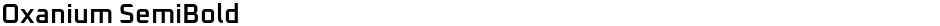 Oxanium SemiBoldDemo