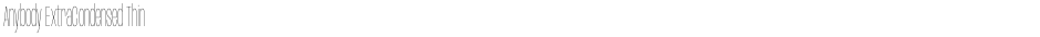 Anybody ExtraCondensed ThinDemo
