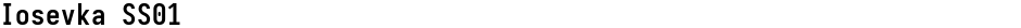 Iosevka SS01Demo