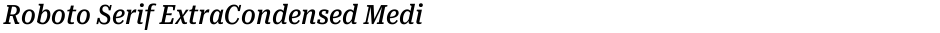 Roboto Serif ExtraCondensed MediumDemo