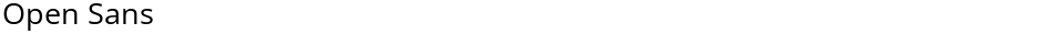 Open SansDemo