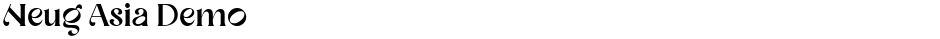 Neug Asia DemoDemo