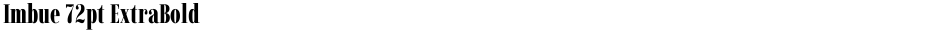 Imbue 72pt ExtraBoldDemo