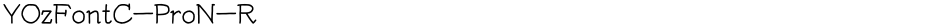 YOzFontC-ProN-RDemo