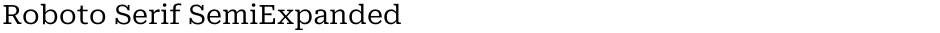 Roboto Serif SemiExpandedDemo