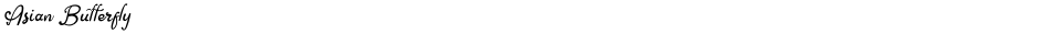Asian ButterflyDemo
