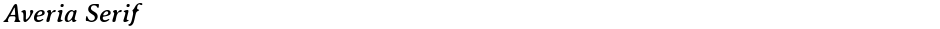 Averia SerifDemo