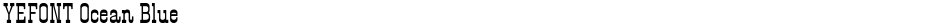 YEFONT Ocean BlueDemo