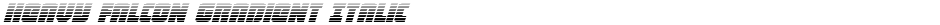 Heavy Falcon Gradient ItalicDemo