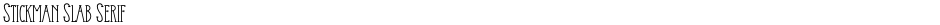 Stickman Slab SerifDemo