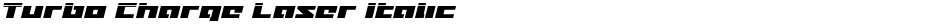 Turbo Charge Laser ItalicDemo