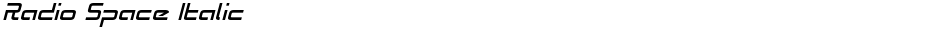 Radio Space ItalicDemo