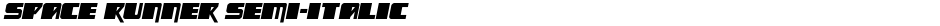 Space Runner Semi-ItalicDemo