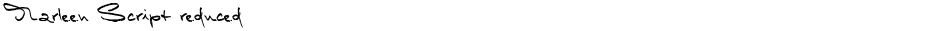 Marleen Script reducedDemo