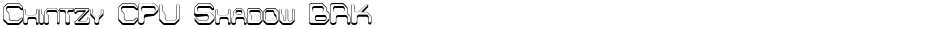 Chintzy CPU Shadow BRKDemo