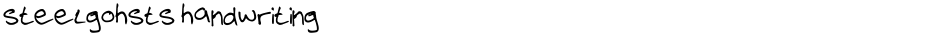 steelgohsts handwritingDemo