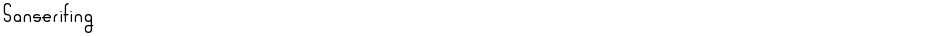 SanserifingDemo