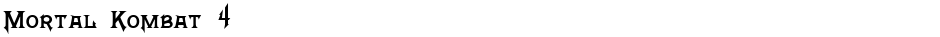 Mortal Kombat 4Demo
