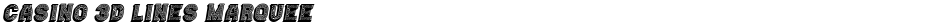 Casino 3D Lines MarqueeDemo